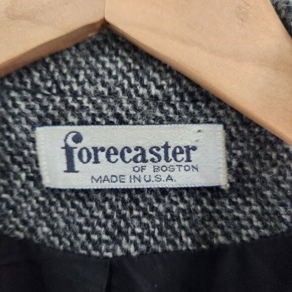 Forecaster of Boston Double Breasted 100% Wool Trench Coat - Picture 3 of 11